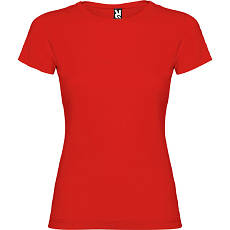 Футболка жіноча Jamaica, червоний, ROLY, розміри від S до 2XL, щільність 155 г/м2