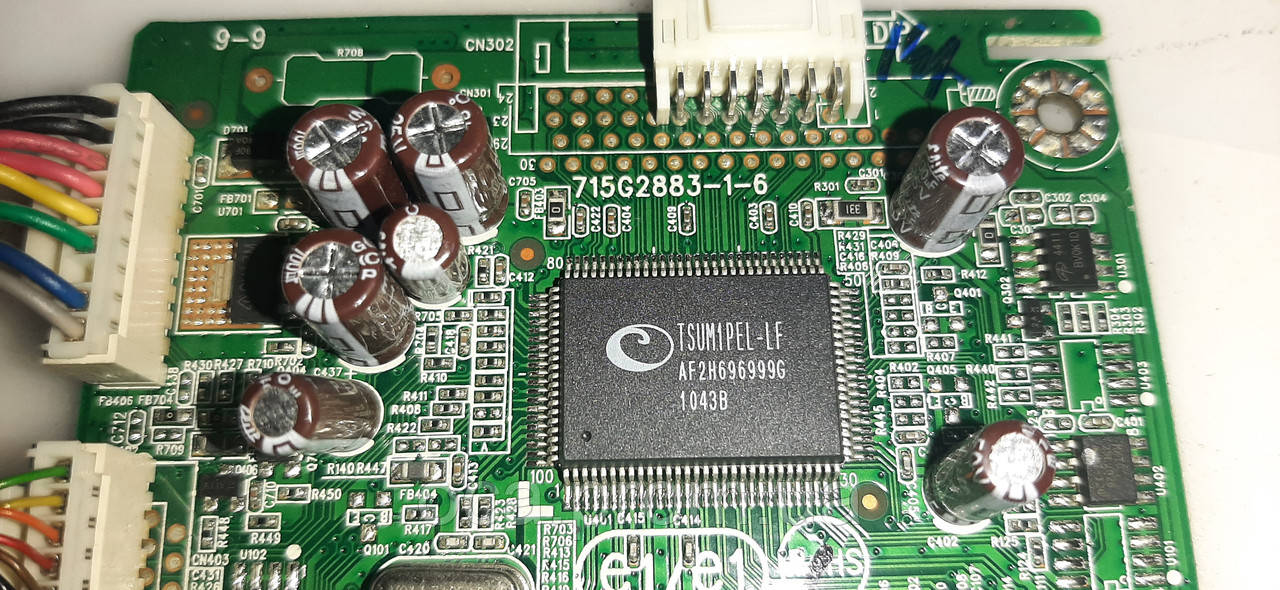 Купити Main монітора скалер 715G288316 Acer G185h G195HQV, ціна 300