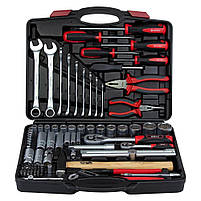 Набір інструментів, ключів, насадок торцевих і біти 1/4", 1/2" 80 шт. CrV ULTRA (6001112), фото 2