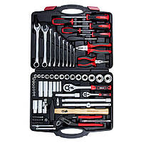 Набір інструментів, ключів, насадок торцевих і біти 1/4", 1/2" 80 шт. CrV ULTRA (6001112), фото 3