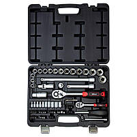 Набір насадок торцевих і біт 1/4", 1/2" 72 шт CrV Taiwan ULTRA (6003112), фото 3