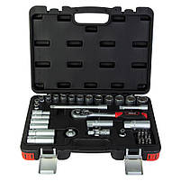 Набір насадок торцевих і біт 3/8" 39 шт CrV Taiwan ULTRA (6003092), фото 2
