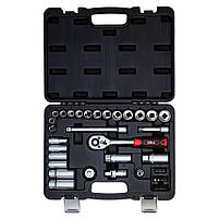 Набір насадок торцевих і біт 3/8" 39 шт CrV Taiwan ULTRA (6003092), фото 3