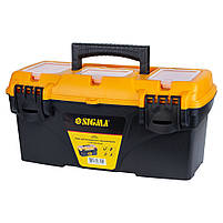 Набір ящиків для інструменту 2в1 з органайзером 410×209×195 мм, 535×291×280 мм SIGMA (7403771), фото 3