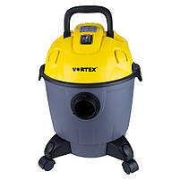 Пилосос будівельний 1200 Вт 1.5м3/хв 15.5КПа пластиковий бак 18 л VORTEX (5346233), фото 3