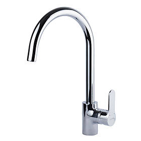 Змішувач RIVA Ø35 для кухні J-злив на гайці CORSO (DE-4B139C) (9629100)