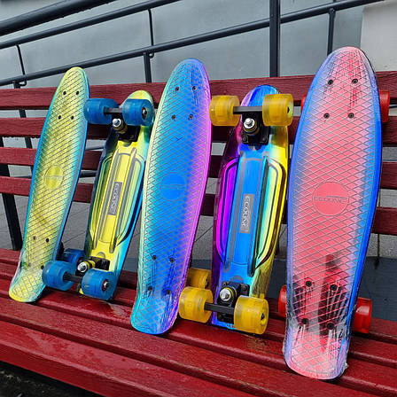 Пеніборд (Penny board), скейт, скейтборд галограма, фото 2