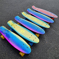 Пеніборд (Penny board), скейт, скейтборд галограма, фото 2