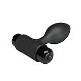 Анальний корок Pretty Love Vibro Butt Plug Black, фото 3