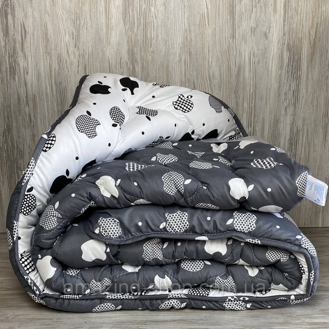Ковдра півторашна на холлофайбері "АРДА" Розмір 150*210 см. Ковдра, наповнювач холлофайбер. Стьобана ковдра, фото 1