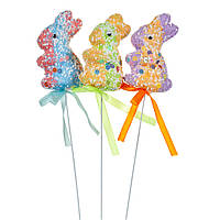 Декор на паличці «Кролики -Цукерки» (5 см.) ELISEY