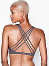 Спортивний Топ Victoria's Secret Light Impact Strappy Back, Сірий, фото 3