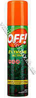 Аерозоль від комарів, кліщів, мокрєцов, ґедзів, комарів, мошок, бліх Extreme OFF 100 мл