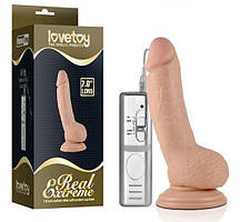 Вибратор 7" Real Extreme Dildo Vibrating Flesh