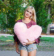 Плюшевая игрушка-подушка «Сердце» 50 см, мягкая игрушка.