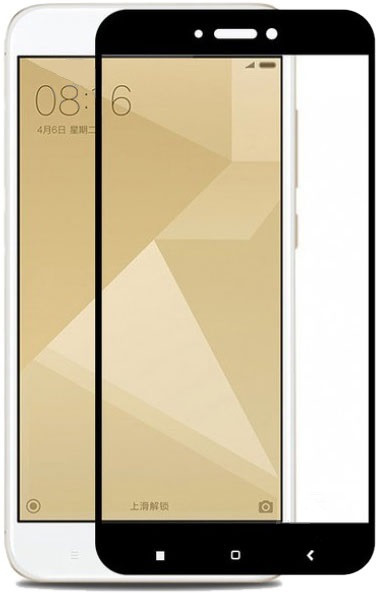 Скло захисне для Xiaomi Redmi Note 5A Pro (0,3мм, 5D, чорне) Full Glue