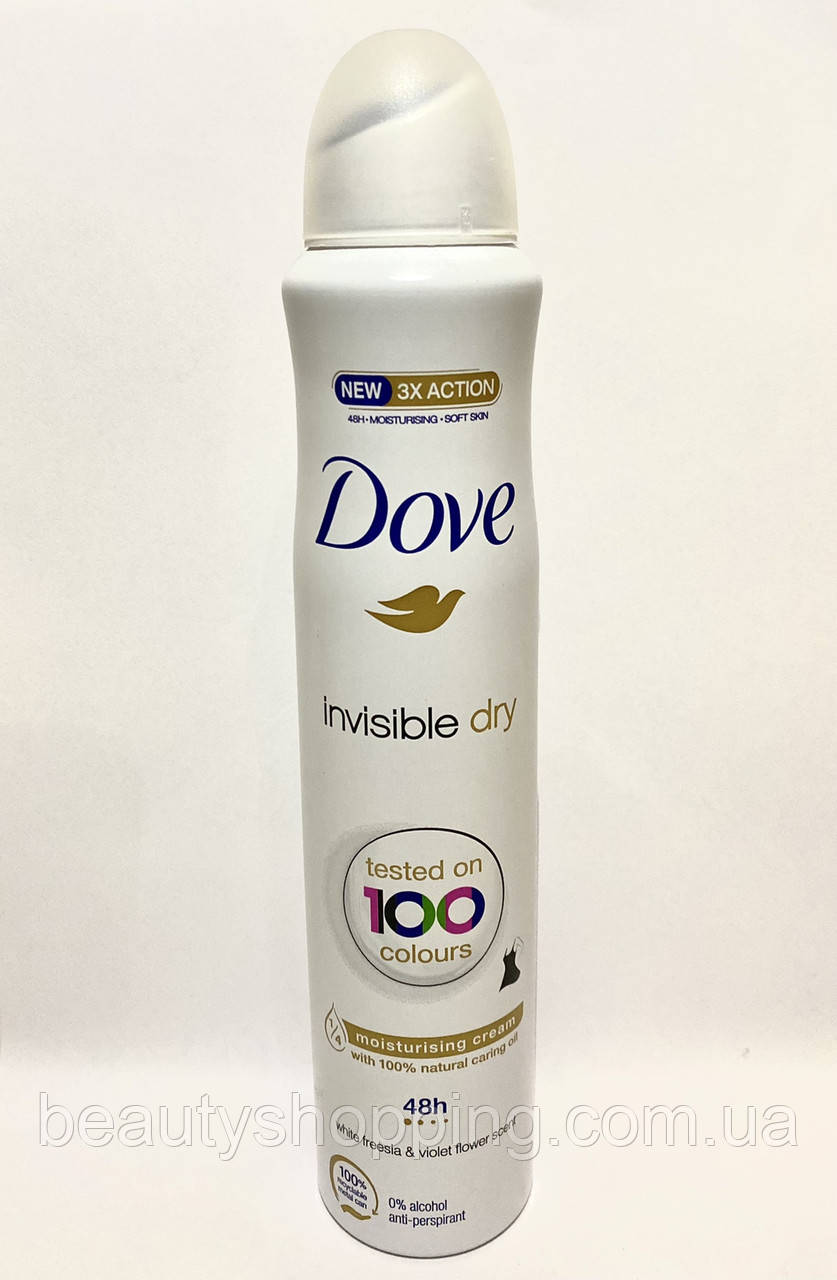 Dove Invisible dry Mousturising cream 48h антиперспирант 200ml