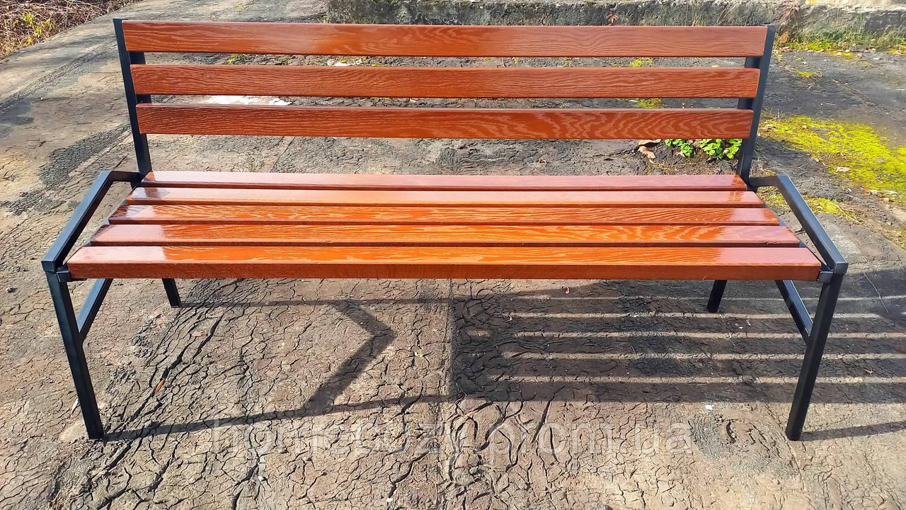 Парковая скамейка в стиле Лофт 1,5м. Скамейка садовая, уличная. - фото 10 - id-p1700895373