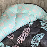 Ковдра півторашна на холлофайбері "АРДА" Розмір 150*210 см. Ковдра, наповнювач холлофайбер. Стьобана ковдра, фото 5