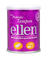 Ellen Probiotic Mini Tampons - пробиотические тампоны, 14 шт.