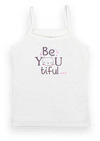 Майка дитяча дівчинки GABBI MKD-21-2 Б'ютіфул Молочний на зріст 134 (12772)