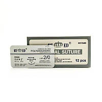 ПДО RT-med USP 2/0 (EP 3) зі звор. ріж. голкою 26мм 3/8 кола