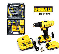 🔹Аккумуляторный шуруповёрт DeWalt DCD771 +30 аксессуаров🔹Гарантия 1 год⇒POLAND 53 Nm