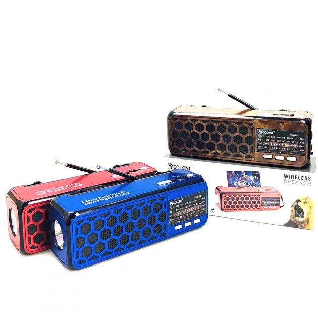 Радиоприемник GOLON RX-23 BT/ RX 22 BT с юсб блютус и фонариком - фото 3 - id-p1700905586