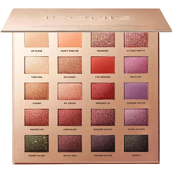 Палетка тіней Iconic London Desk to Dance Eyeshadow Palette 20 х 1.2 г