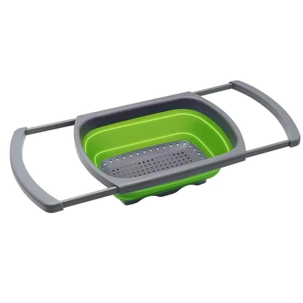 Друшляк складний силіконовий для овочів і фруктів Leach basket Лучшая цена, фото 1