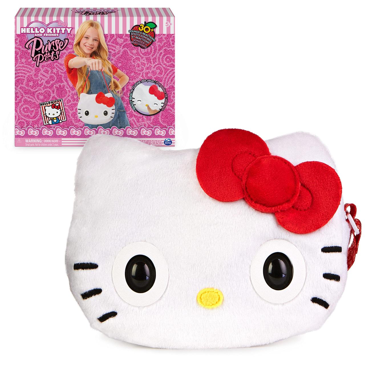 Гаманець домашніх тварин, Sanrio Hello Kitty та друзі, інтерактивна іграшка для дітей Chococat
