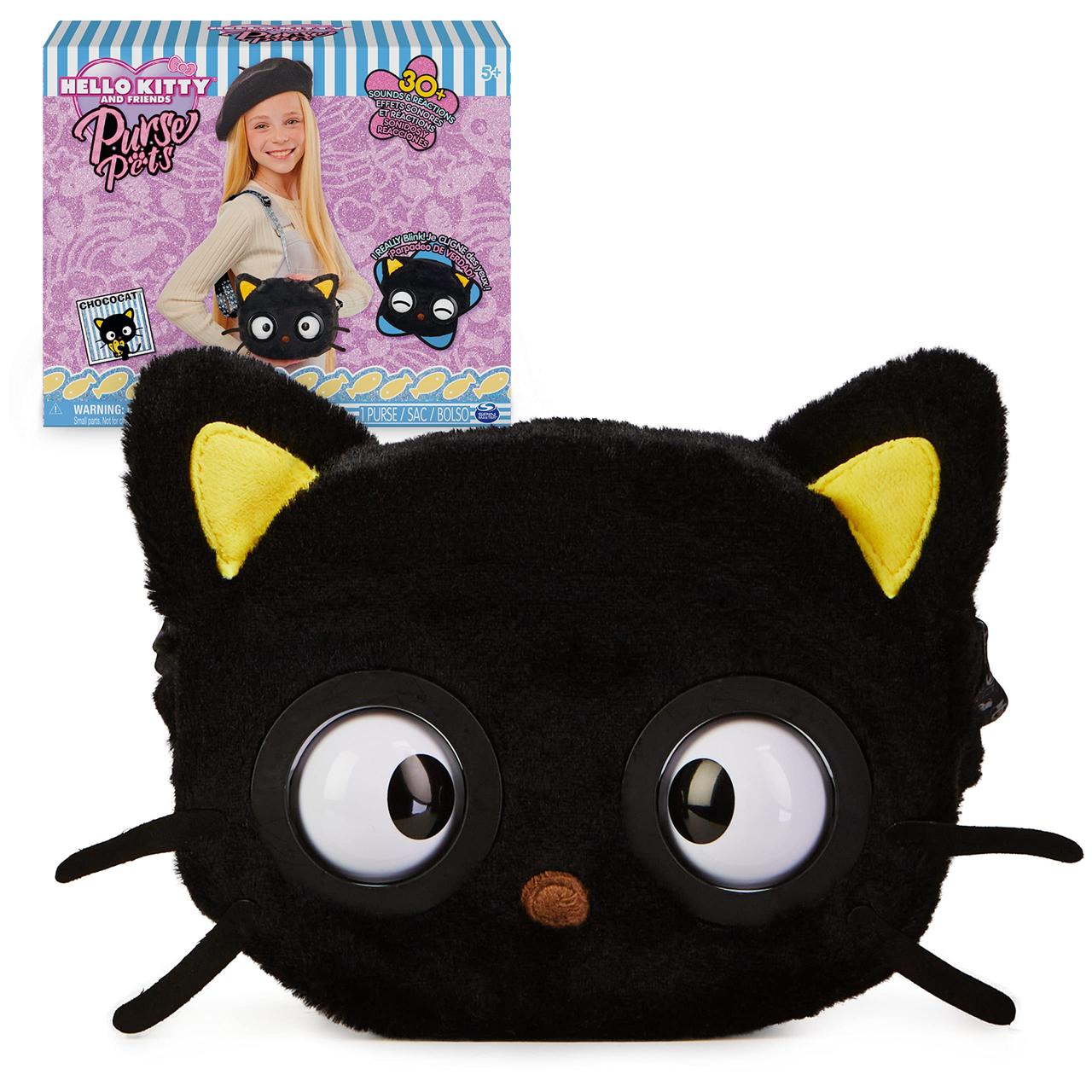 Гаманець домашніх тварин, Sanrio Hello Kitty та друзі, інтерактивна іграшка для дітей Chococat