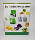 Ручна механічна овочерізка Tabletop Drum Grater Лучшая цена, фото 3