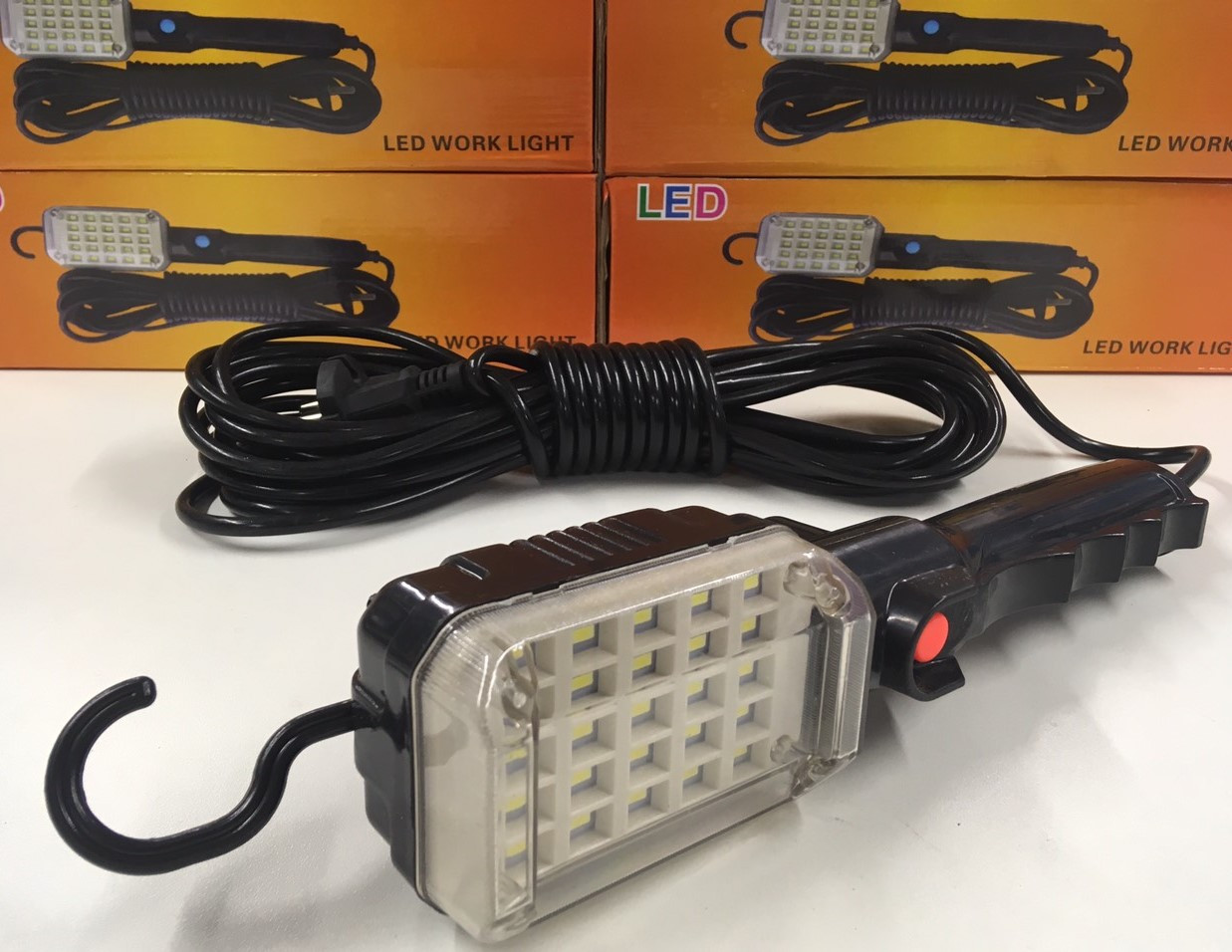 Переносна 25 LED лампа WD041 з подовжувачем 10 м 220B Лучшая цена, фото 1