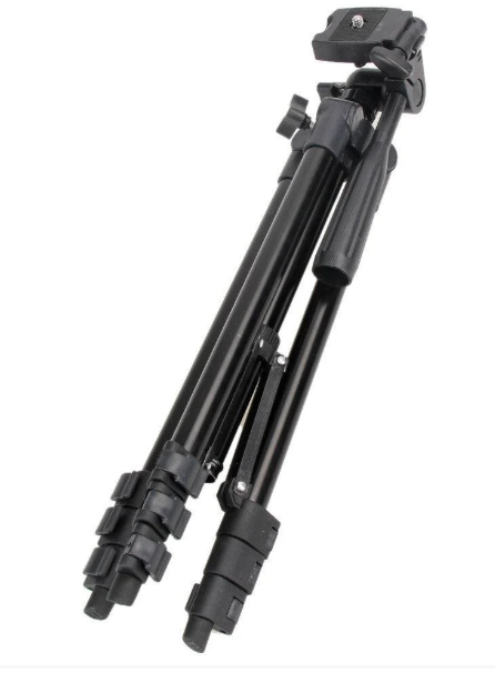 Штатив TRIPOD TF-3120B для фотоапарата і смартфона з рівнем Чорний Лучшая цена