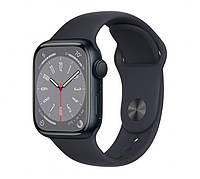 Apple Watch Series 8 GPS 41mm Midnight Aluminum Case with Midnight Sport Band (MNP53)