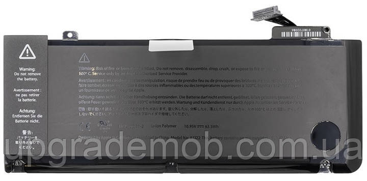 Акумулятор акумулятор Аб батарея A1322 MacBook Pro 13.3 A1278 2009-2012 5800mAh оригінал, фото 1