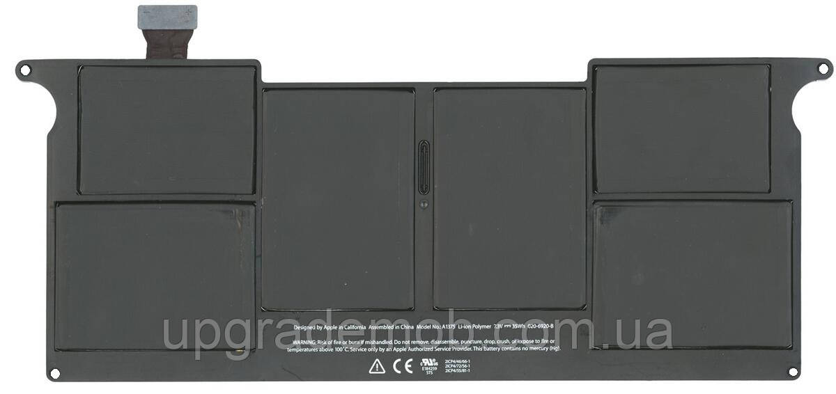 Акумулятор акб батарея A1375 MacBook Air 11.6 A1370 / A1465 2010 5200mAh оригінал, фото 1