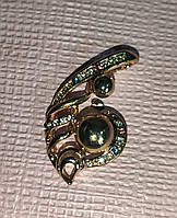 Оригинальный Золотистый кулончик с цветными фианитами от студии LadyStyle.Biz