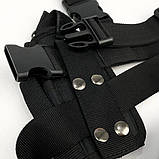 Koбура на стегно для ПМ і пістолетного магазину чорна (LE2443), фото 4