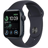 Apple Watch SE 2022 GPS 44mm Midnight Aluminium Case with Midnight Sport Band (MNK03)