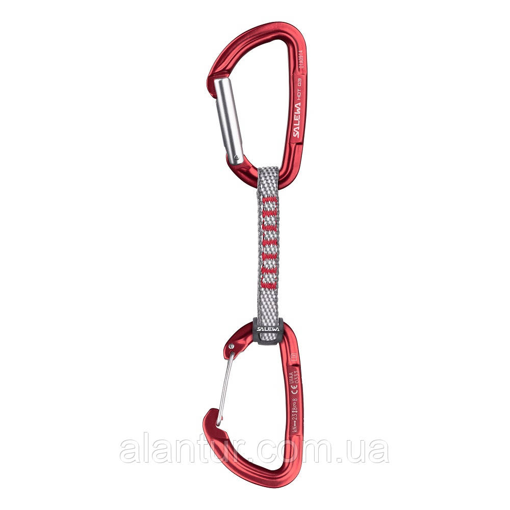 Видтяжка Salewa Hot G3 Dyneema straight/wire express set синий/зелений - фото 2 - id-p1700968691