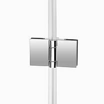 Душова кабіна Qtap Capricorn CRM10128RC6 120x80 см, скло Clear 6 мм, покриття CalcLess без піддона, фото 2