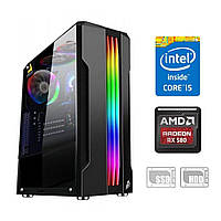 Игровой ПК /Core i5-4460 4 ядра 3.2GHz/8GB DDR3/120GB SSD+500GB HDD/Radeon RX 580, 8 GB GDDR5, 256-bit / 450W