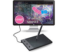 Графічний планшет HUION H420 USB 4.17 x 2.34 дюйма  Чорний