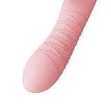 Пульсатор-вібратор із вакуумною стимуляцією клітора Zalo - ROSE Thruster Strawberry Pink, фото 7
