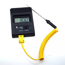 Цифровий термометр TM-902CN з термопарою К-типу 80 мм (від -50 °C до +1200 °C)