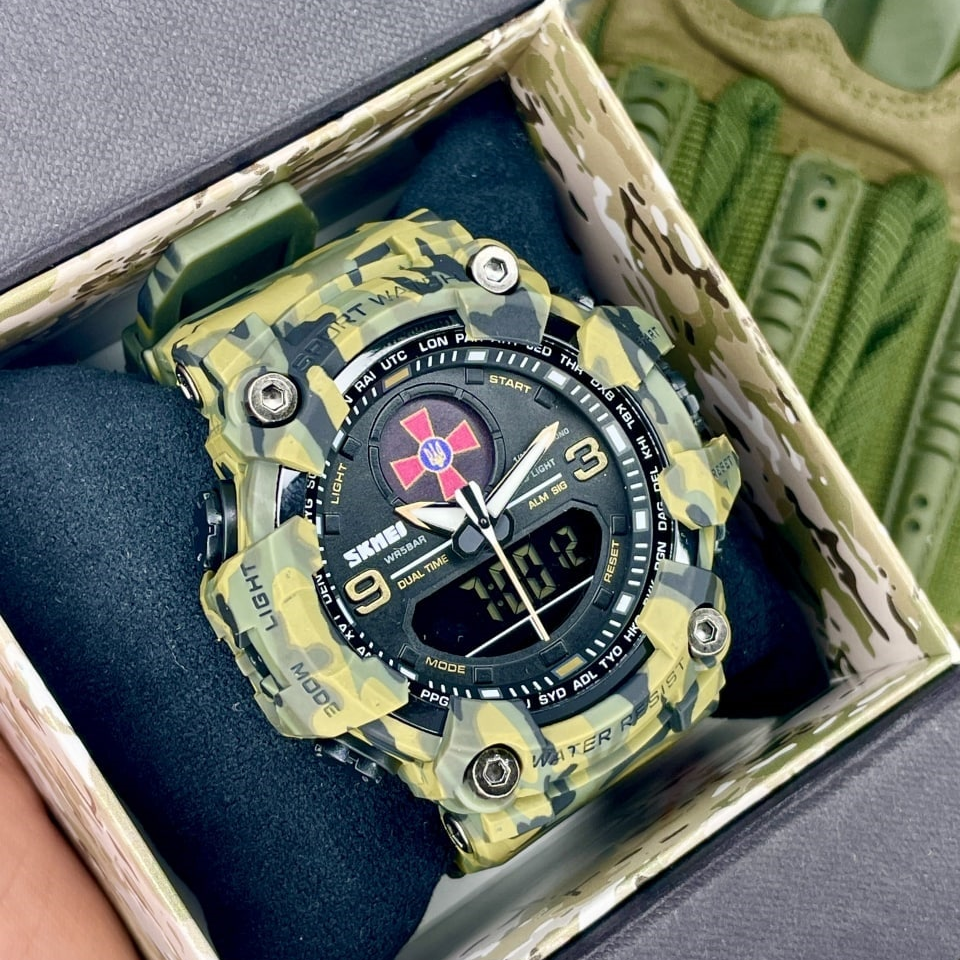 Часы Мужские Тактические Армейские Противоударные Водонепроницаемые ...