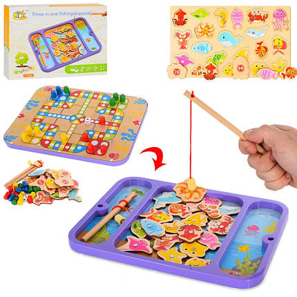 Дерев'яна іграшка Рибалка MD-1784 ID 4464938, фото 1