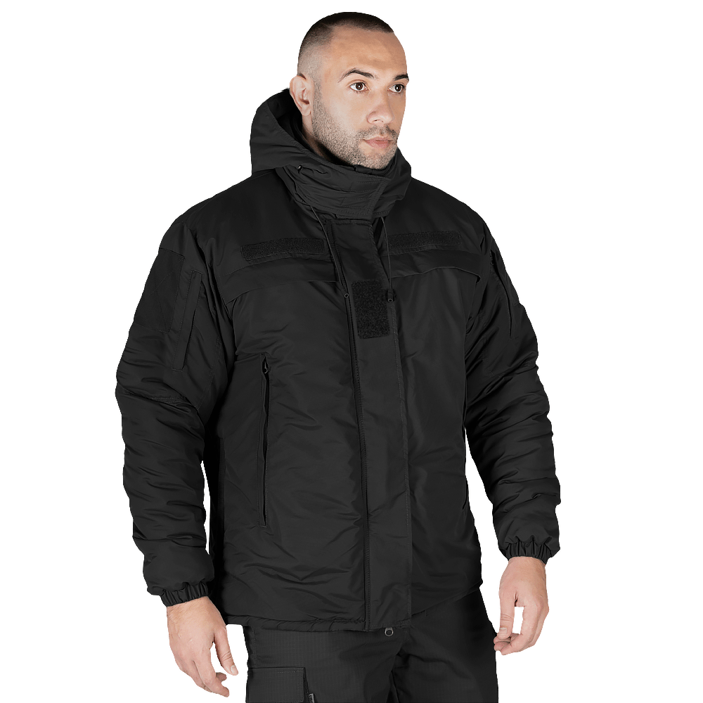 Куртка зимова для поліції System Patrol 2.0 Nylon Jacket Black чорна